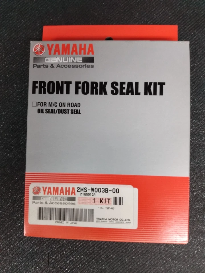 YAMAHA GENUINE OEM NEW FORK SEAL KIT 2MS-W003B-00-00 2015-18 R3 - Image 2 of 3