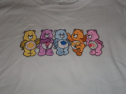 NEW, JUNIOR LADIES WHITE CARE BEARS SWEATSHIRT, SIZE XS (0-2) - Picture 2 of 3