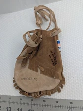 Bloom Brothers Suede Bag 6 Inch USA Cherokee NC