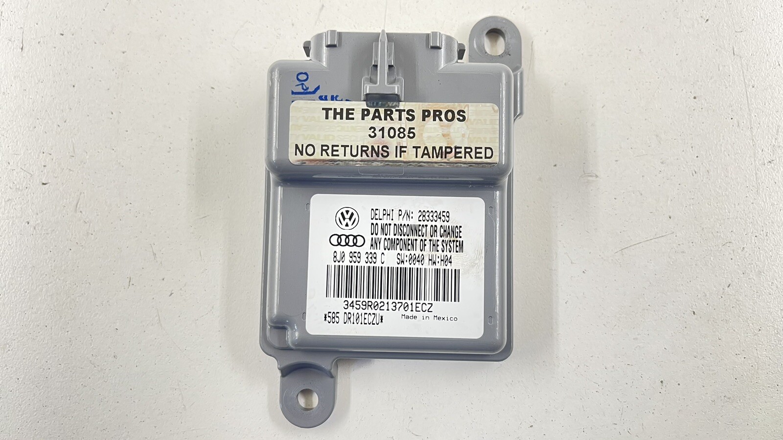 08-15 AUDI R8 SPYDER FRONT SEAT OCCUPANT OCCUPANCY DETECTION MODULE OEM