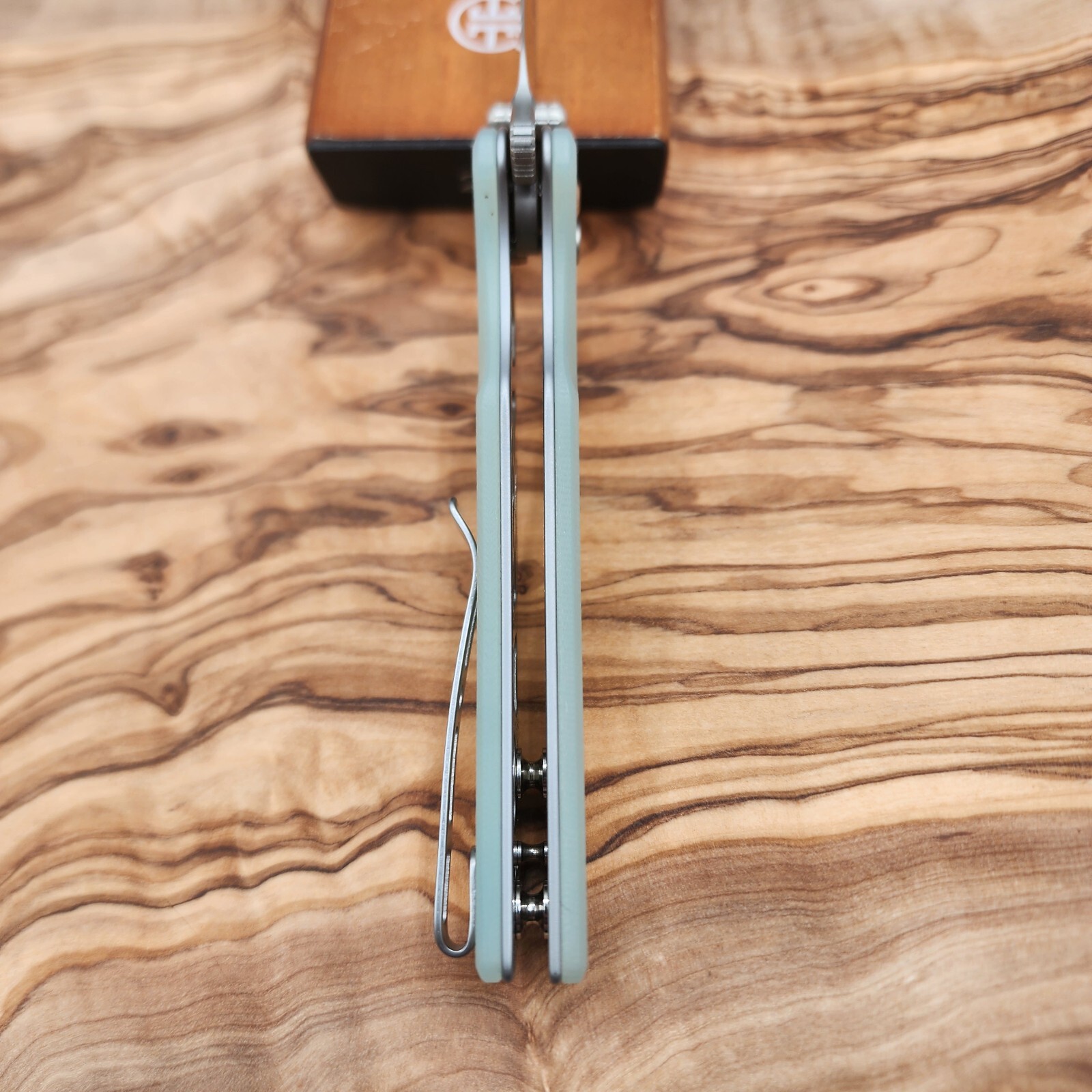 SENCUT Sachse Folding Blade Pocket Knife 3.47" Steel Blade Natural G10 Handle