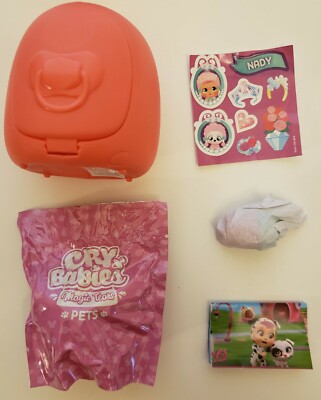 Cry Babies Magic Tears Pets Series 2 Nady Poodle Open but NEW