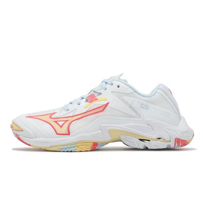 Mizuno Wave Lightning Z8 White Multi-Color Women Volleyball Shoes