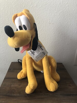 Disney Pluto Plush Toy Factory 11' Tall New with Tag
