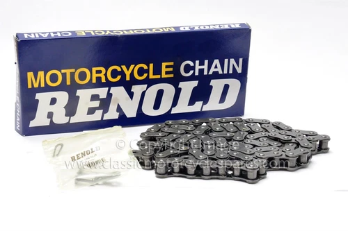 Primary Chain, Triumph TR6, T120, Swing Arm, 1956-62, 70L, Genuine Renolds