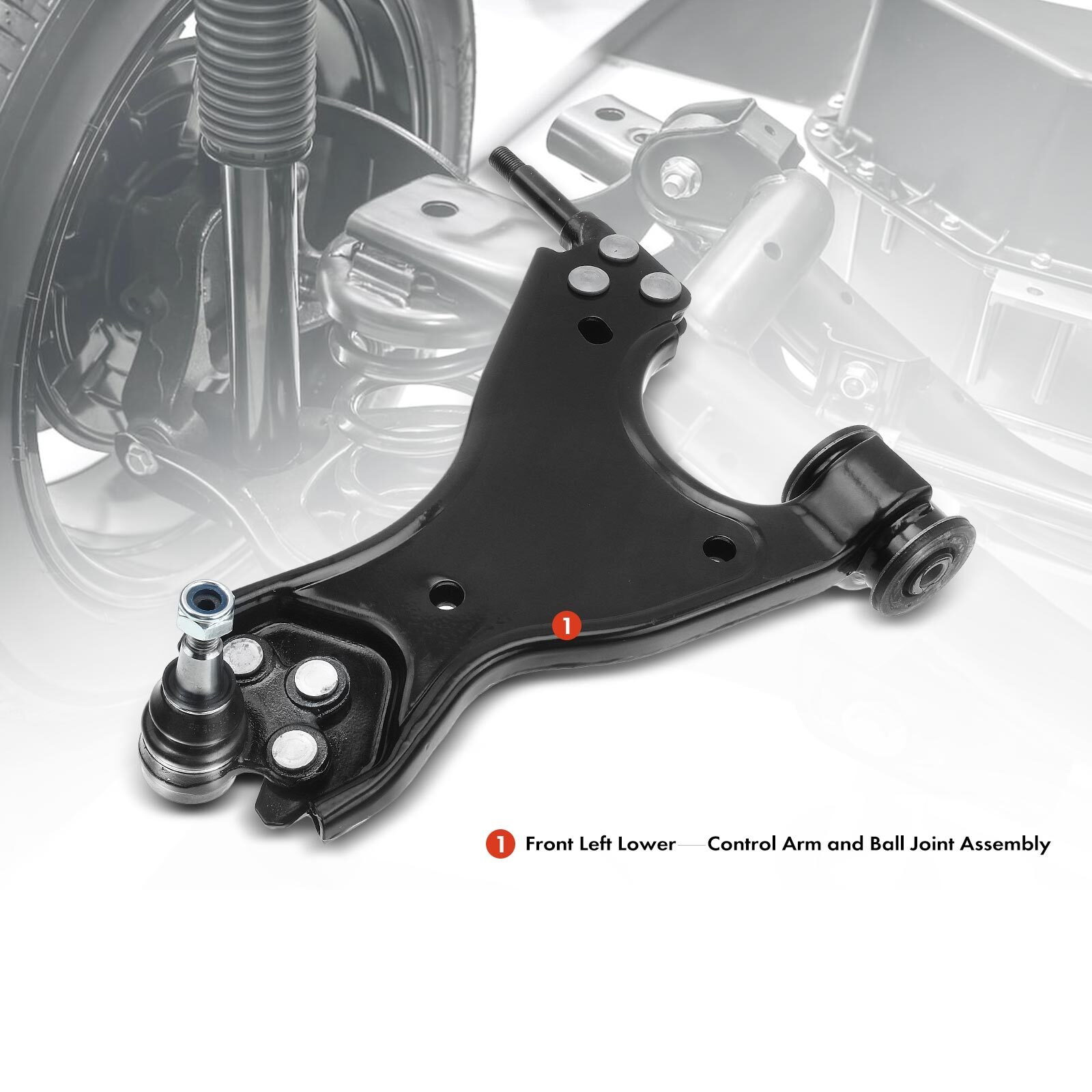 1x Front Left Lower Control Arm & Ball Joint for Buick Enclave Chevy