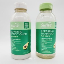 Lot Of 2 Suave Repairing Shampoo  Conditioner Avocado Sulfate Free 11 Oz