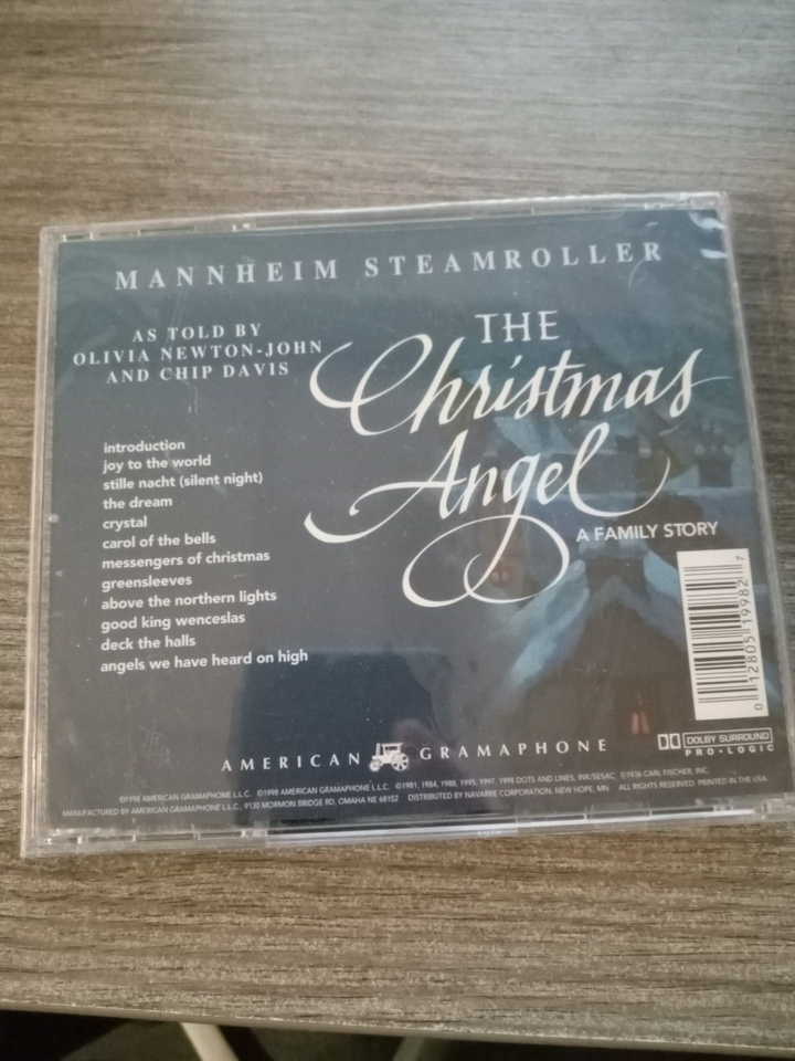 Mannheim Steamroller CHRISTMAS ANGEL: A Family Story CD Olivia Newton