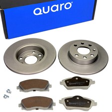 QUARO Bremsscheiben + Bremsbeläge vorne für OPEL Corsa C X01 + Kasten
