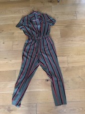 Jumpsuit stripes woman