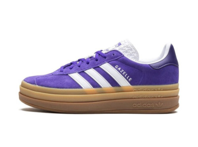 Adidas Gazelle Bold W IE0419 Women's Size 9.5 Energy Ink Purple Gum Sole NEW