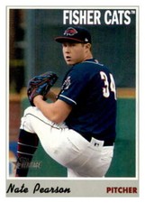 2019 Topps Heritage Minor League #107 Nate Pearson New Hampshire Fisher Cats