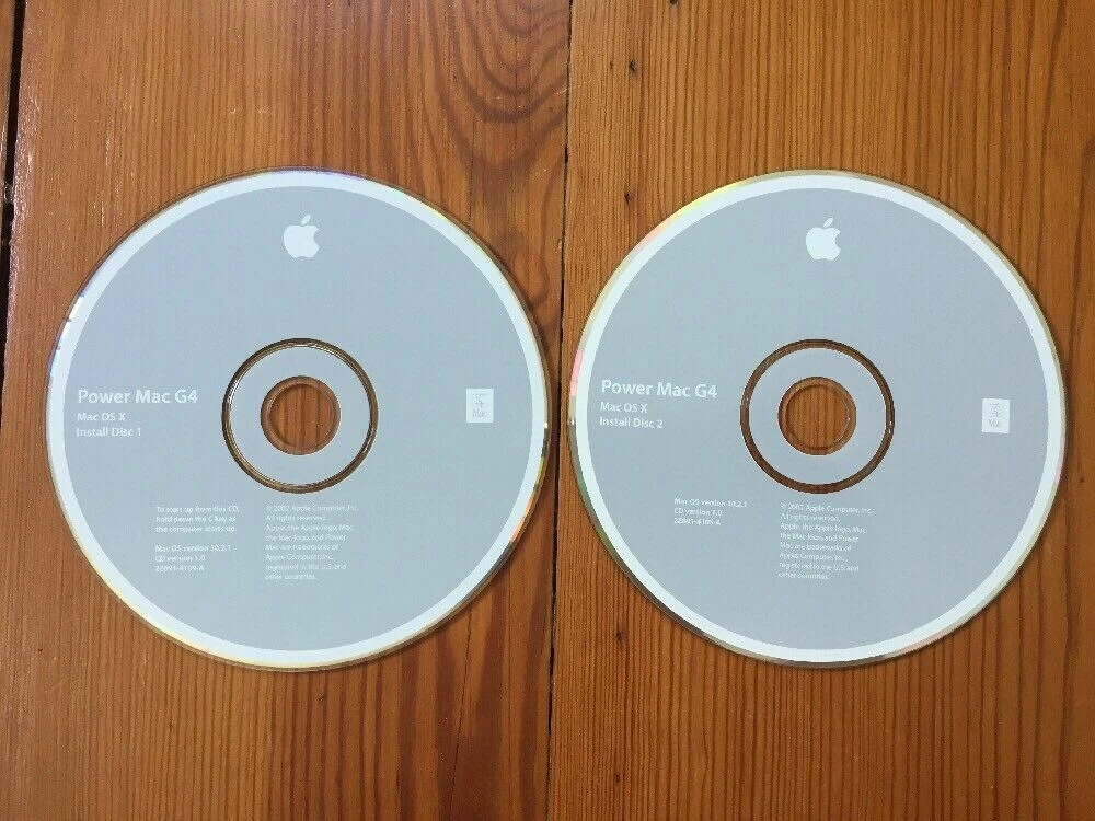 Apple Mac OS X 10.2, Jaguar CD Operating System Software for sale