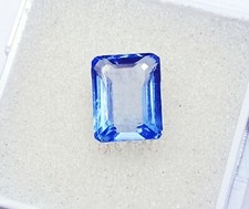 Natural Blue Sapphire Emerald Cut 3.35 Ct Certified Loose Gemstone For Sale