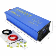 3000W Pure Sine Wave Power Inverter 48V to 120V DC to AC Converter Car Motor RV