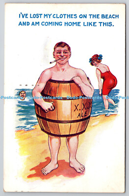 R766347 Ich habe meine Kleidung am Strand verloren und komme nach Hause wie diese Serie Nr