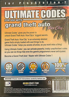 ACTION REPLAY ULTIMATE CHEATS GRAND THEFT AUTO SAN ANDREAS GTA PS2 NEW ONLY  CODE