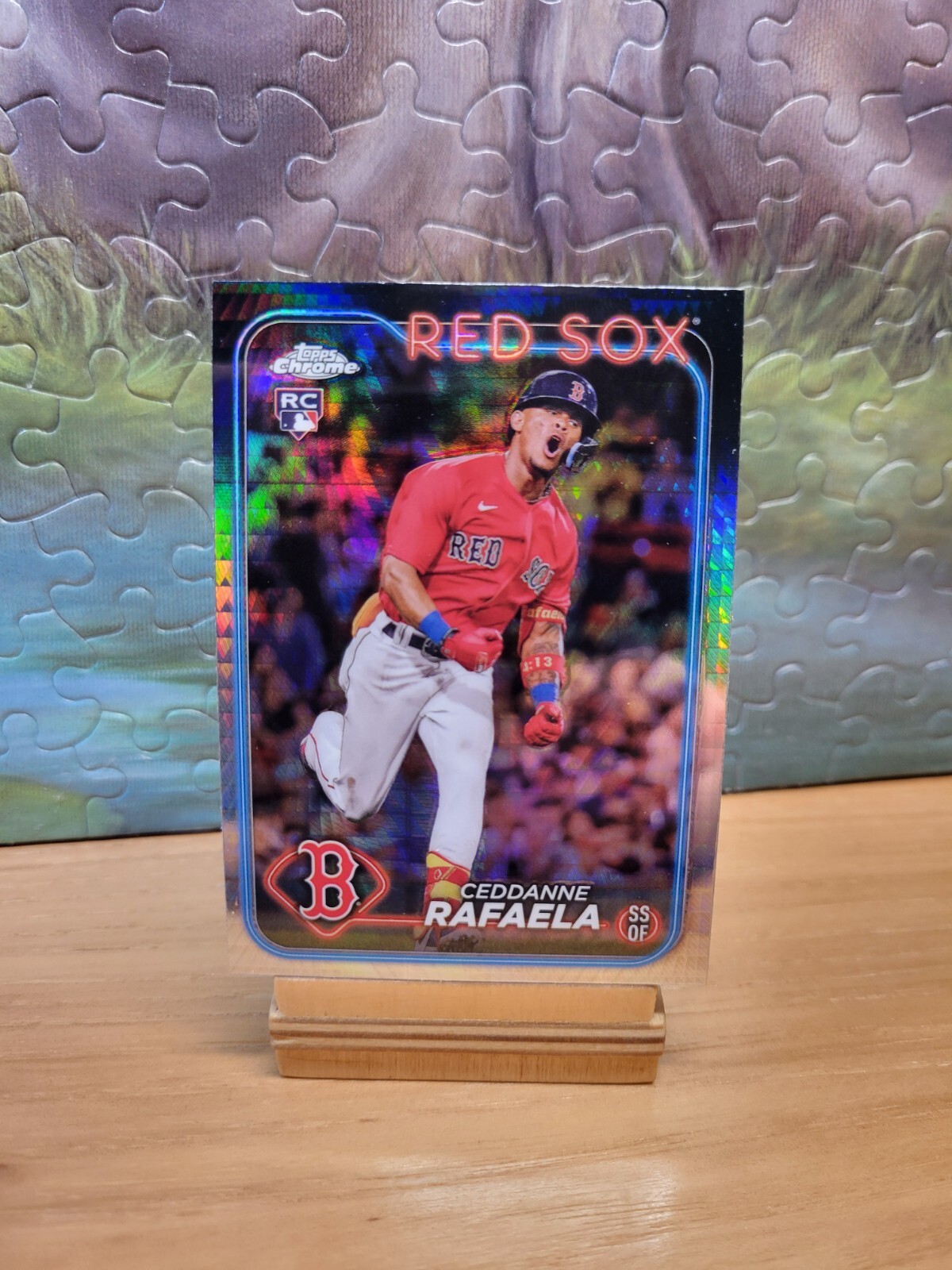 2024 Topps Chrome Baseball Ceddanne Rafaela #118 Rookie Prism Refractor RC