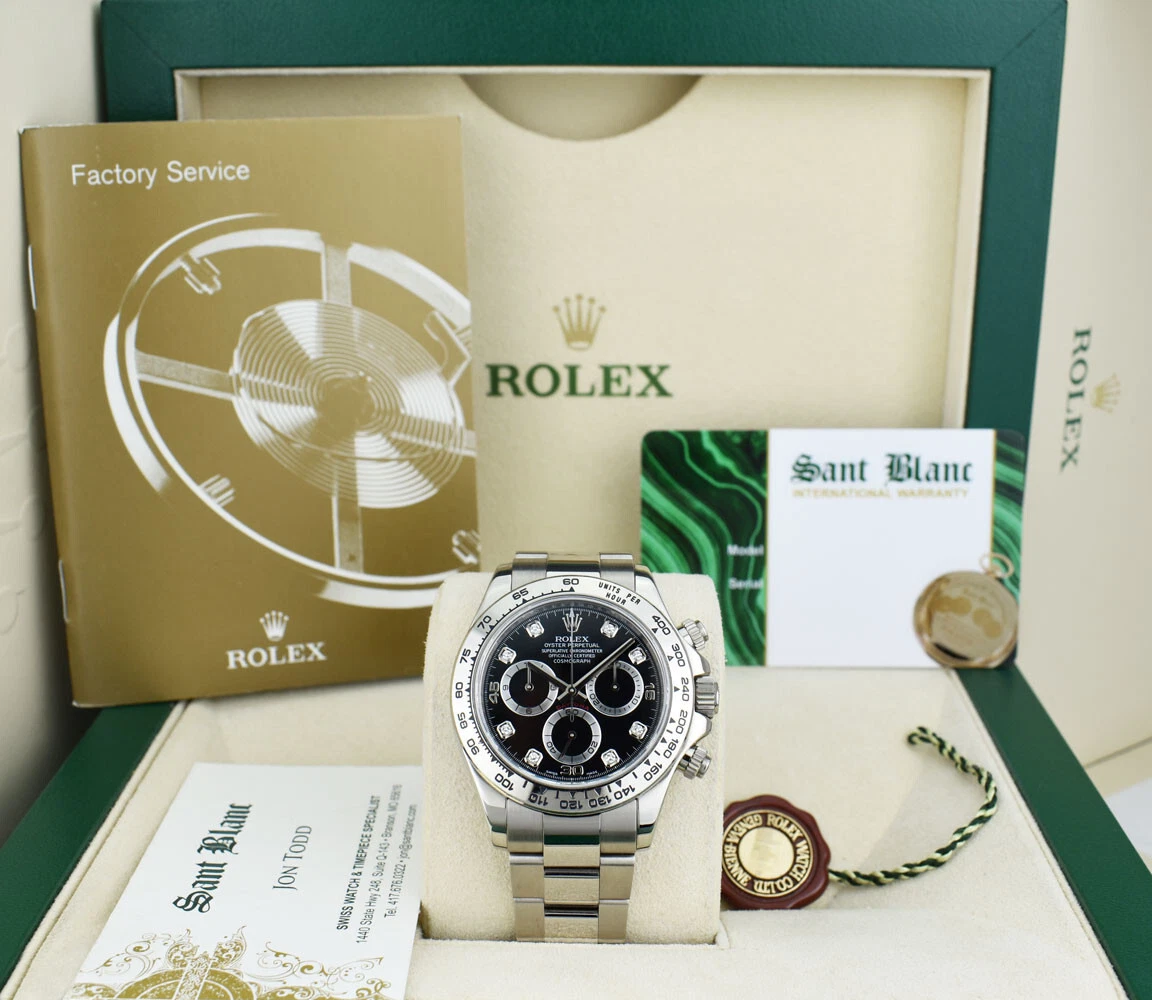 Preços baixos em Relógios de pulso pulseira de ouro branco Rolex