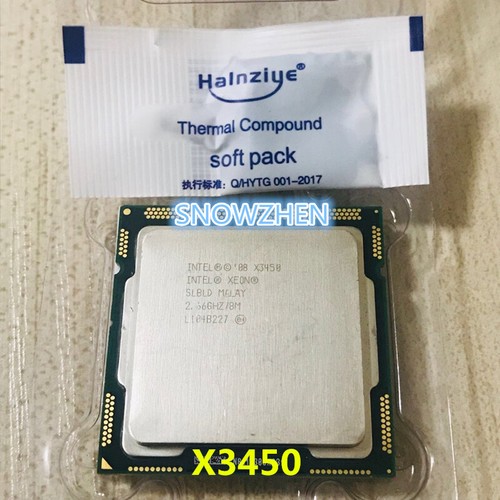 Intel Xeon X3450 CPU 2.66GHz 8M 1333MHZ Socket LGA 1156 SLBLD Processors - Picture 2 of 2