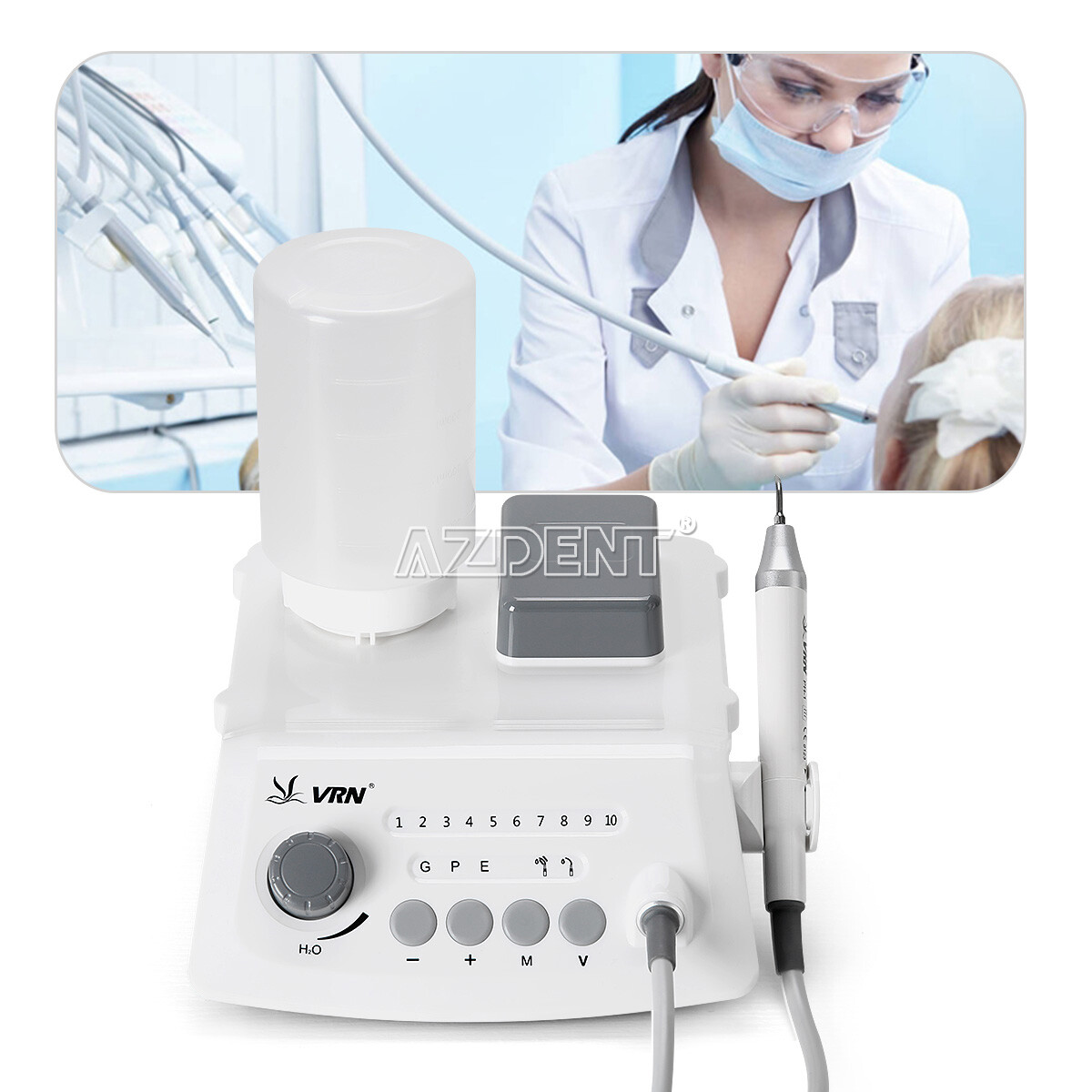 Strumento Dentale FDA Manipolo Per Scalers Dentale Ultrasonico VRN A8 - LED, Auto-Water, Controllo Wireless, Senza Fili Sound Device - Foto 6