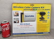 SecurityMan Mini-AirWatch Mini Wireless Color Camera Kit NEW