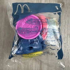 Vintage McDonalds Lilo & Stitch Disney Toy 2004 RUDE STITCH W/ PLAY-DOH #1 NEW