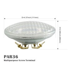 PAR36 LED Reflector Landscape Light Bulb G53 12V 9W Warm White Waterproof 810lm