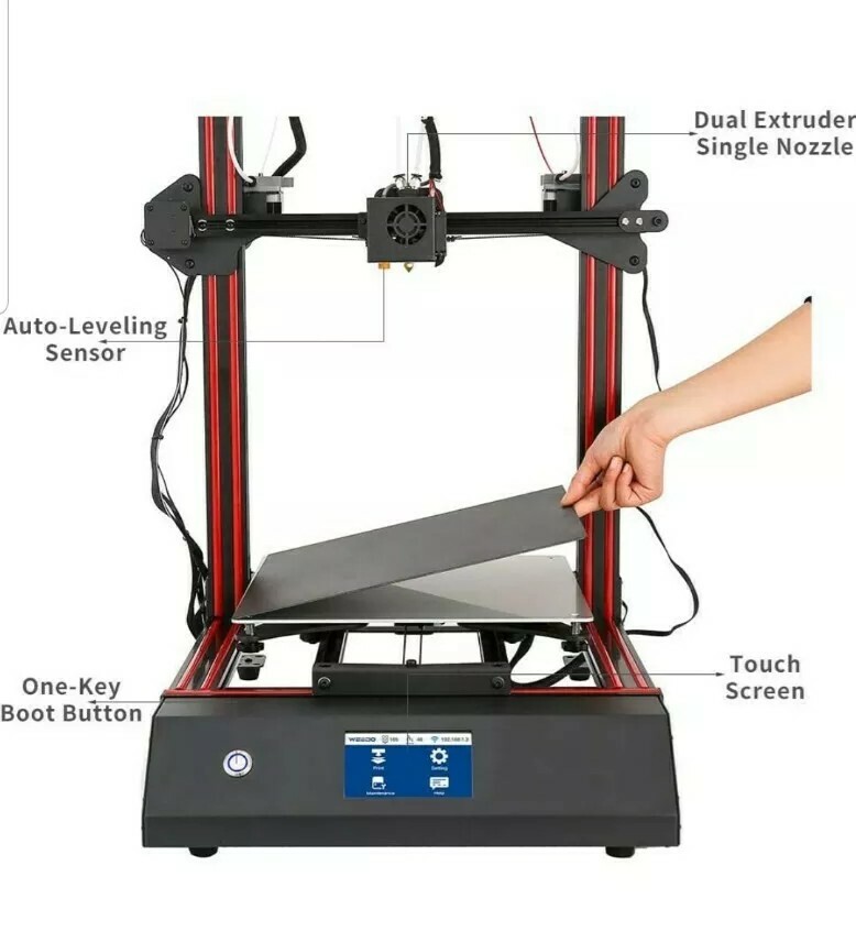 WEEDO Dual Extruder 3D Printer ME40Pro eBay