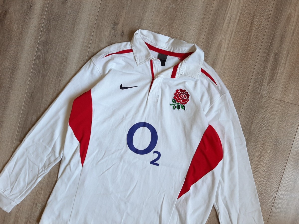 England Rugby Union Home Shirt 2004/2005 Jersey XL Nike