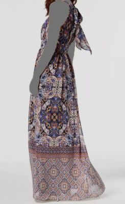 I.n.c. Printed Maxi Dress, Created for Macy's - Multi Border 6