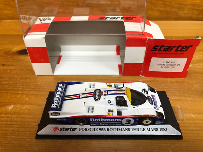 Porsche 956 N°3 Le Mans 1983 – Miniature Starter 1/43, Zamak, Occasion, Boîte Non D'Origine