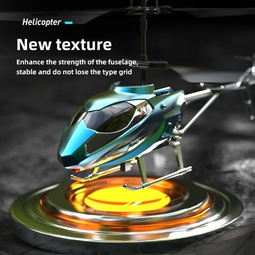 Helicóptero RC 3,5 canales - Juguete teledirigido con luz LED a prueba de caídas - Imagen 5 de 14