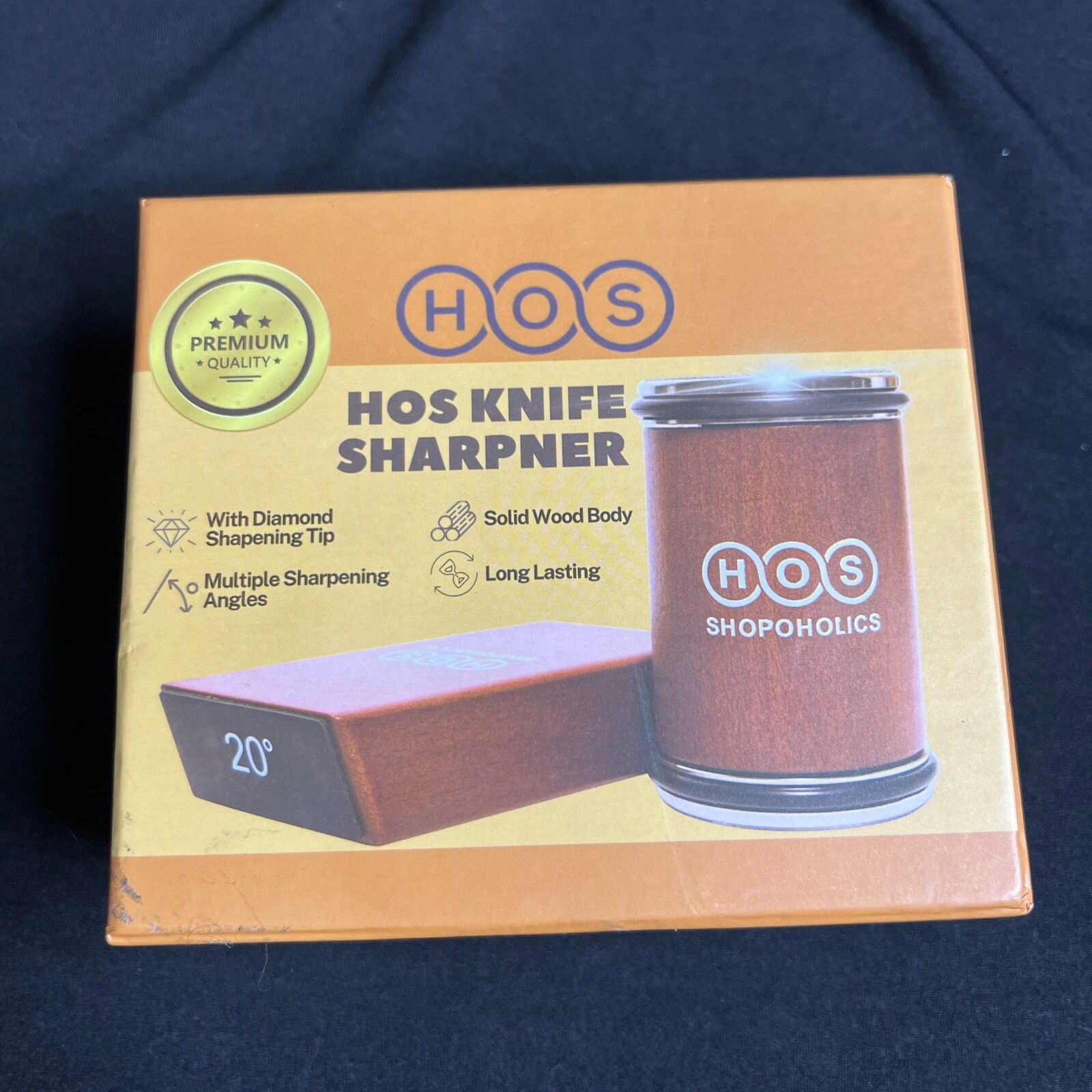 Rolling Knife Sharpener Magnetic Sharpening Stone Kit with 15 and 20 Degrees