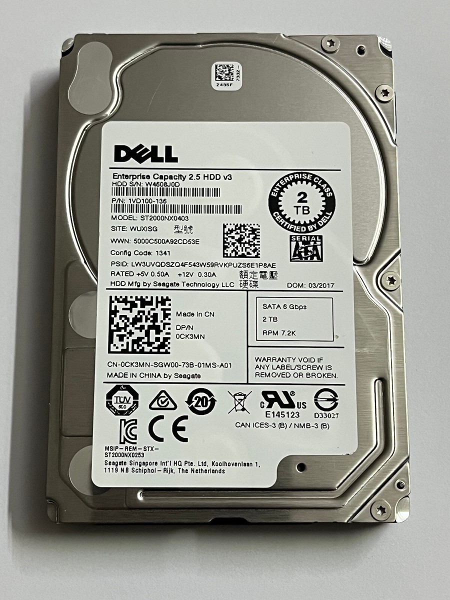 Seagate ST2000NX0403 2TB 7200RPM 2.5