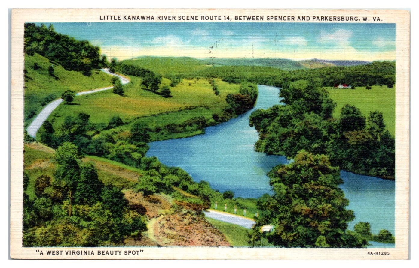 1935 Little Kanawha River Route 14 between Spencer & Parkersburg WV