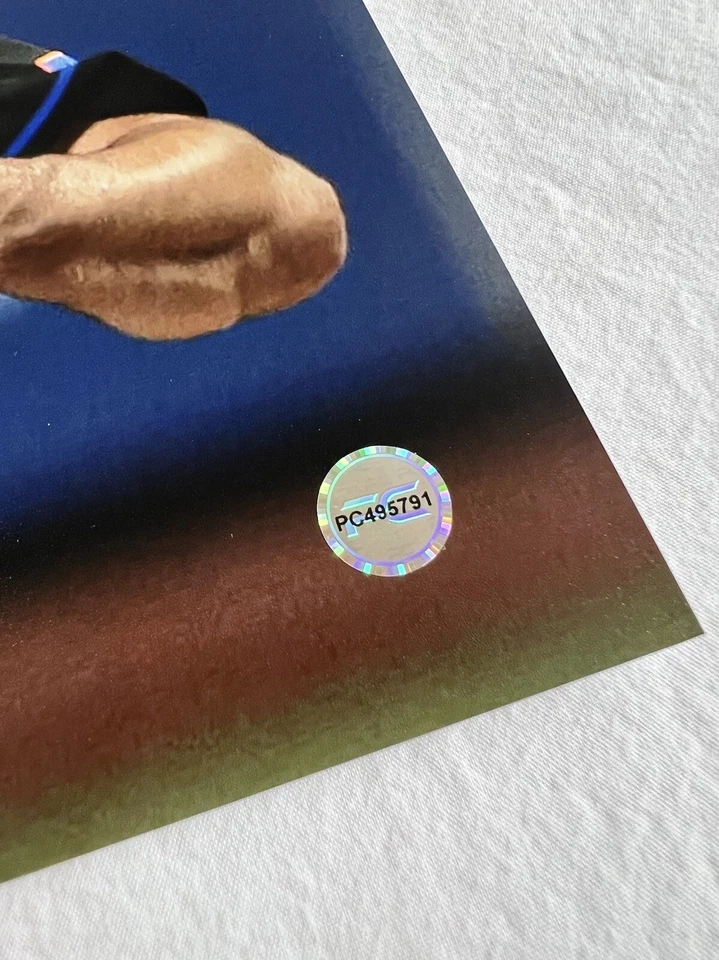 Foto autografada 8x10 assinada por Justin Brooks Verlander New York Mets certificado de autenticidade PCA - Imagem 2 de 4