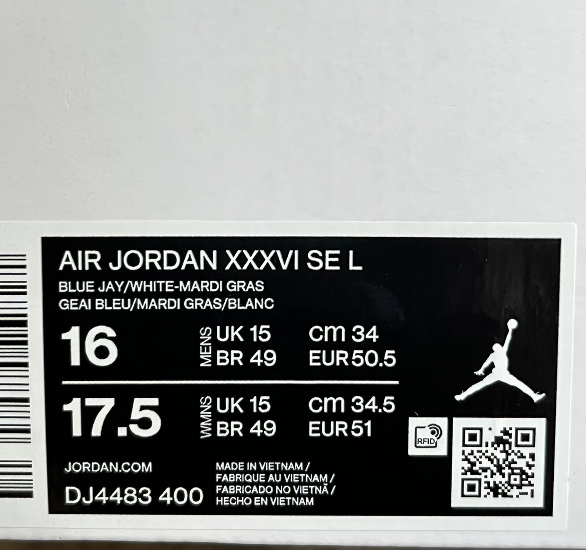 Nike Air Jordan 36 XXXVI SE L 