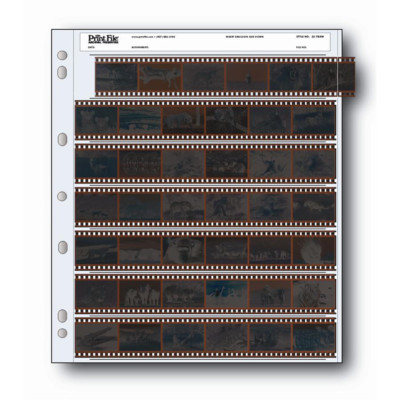 25x Print File Archivierung 35mm 135 Filmnegativ Konserven Seiten Hüllen 35-7BXW