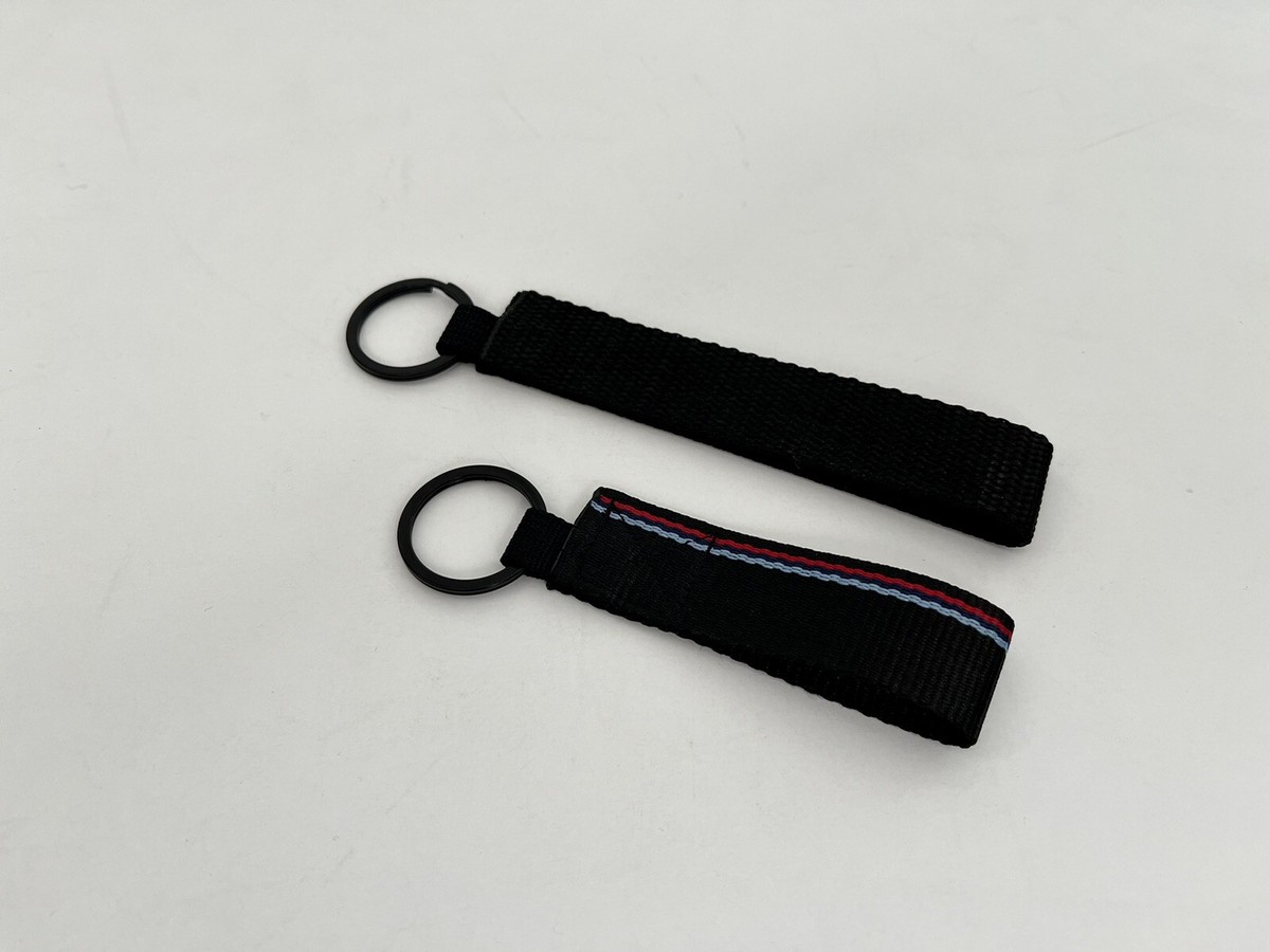 BMW Black Leather Logo Keychain Key Fob. E 370 - Foto 13