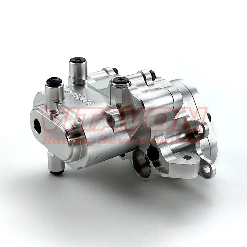Vitavon Alu7075 CNC Center Tranny Gear Box for TRAXXAS TRX-4 1:10 #8291 Silver - Image 2 of 4