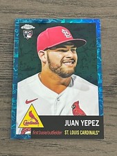 2022 Topps Chrome Platinum Toile Blue Refractor Juan Yepez RC #385 /199