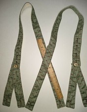 Civil War Braces JADE BURGUNDY Cotton Hand Sewn Union Confederate Civilian