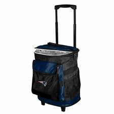 New England Patriots Rolling Insulated Cooler Holds 48 Cans Logobrands Brand New