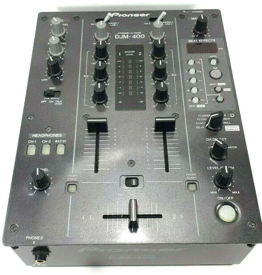 Pioneer DJM-400 DJ Mixer w/effects. Tested & fully functioning.