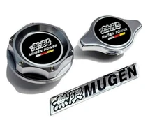 RADIATOR CAP + OIL CAP FOR MUGEN INTEGRA RSX CIVIC EG6 EK9 ACCORD SI CRV JDM