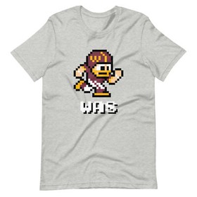 Washington Commanders NES Football Player 8-bit Tecmo Super Bowl Nintend T-Shirt