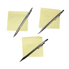 3 VTG Cross Classic Century Chrome Ballpoint Pens Bundle 1 Blue  2 Black Ink