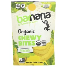 Organic Chewy Bites, Banana, 3.5 oz (100 g)