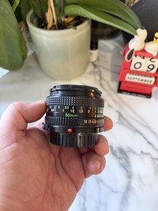 Canon New FD 50mm f/1.8 FDn Vintage Manual Focus Lens – Tested Working